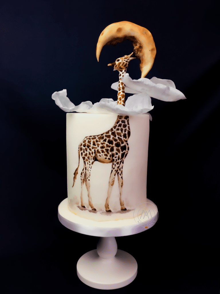Giraffe und Mond Geburtstagstorte bestellen
